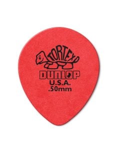 Dunlop 413R Tortex Tear Drop Red .50