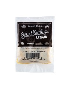 Dunlop 414R Tortex Fin Yellow .73