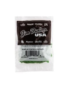 Dunlop 414R Tortex Fin Green .88
