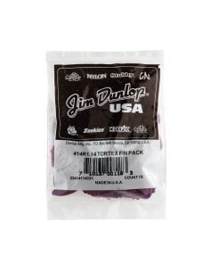 Dunlop 414R Tortex Fin Purple 1.14