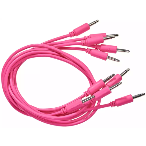 BLACK MARKET MODULAR PATCH CABLE 25 CM. 5-PACK PINK