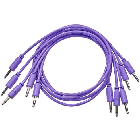BLACK MARKET MODULAR PATCH CABLE 75 CM. 5-PACK VIOLET