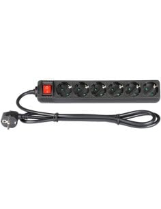 ADAM HALL PDU 6S CIABATTA 6 PRESE CON INTERRUTTORE