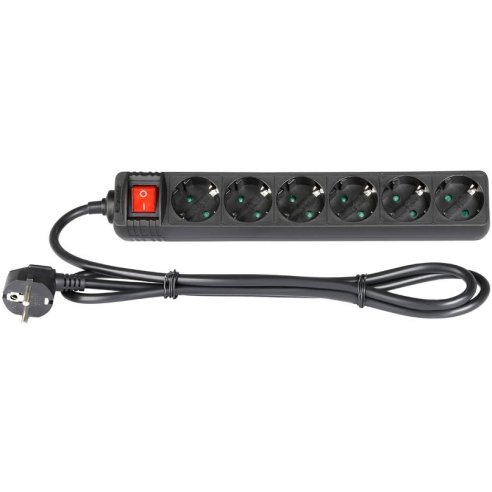 ADAM HALL PDU 6S CIABATTA 6 PRESE CON INTERRUTTORE