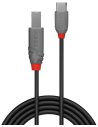 LINDY CAVO USB 2.0 C-B ANTHRA 2 MT