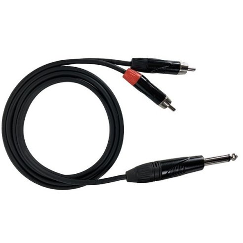 ZZIPP YZZM300 CAVO JACK MONO 2 RCA 3 METRI