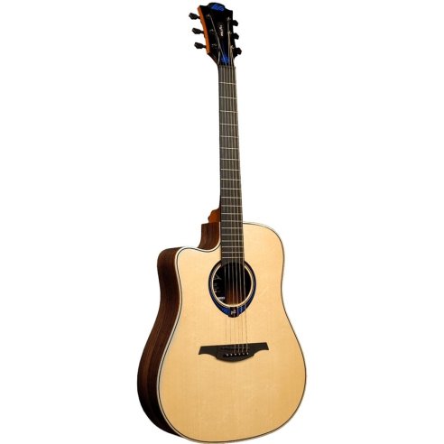 Lag HyVibe 30 HyVibe 30 TLHV30DCE Chitarra Acustica Smart Dreadnought Cutaway Mancina