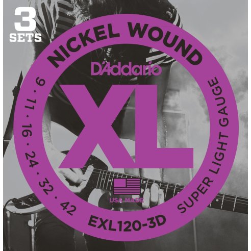 D'ADDARIO EXL120-3D