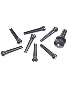 D'ADDARIO PS10 END PIN BLACK WHITE DOT