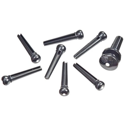 D'ADDARIO PS10 END PIN BLACK WHITE DOT