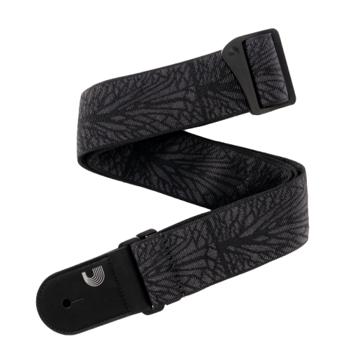 D'ADDARIO STRAP LIGHTNING BLACK