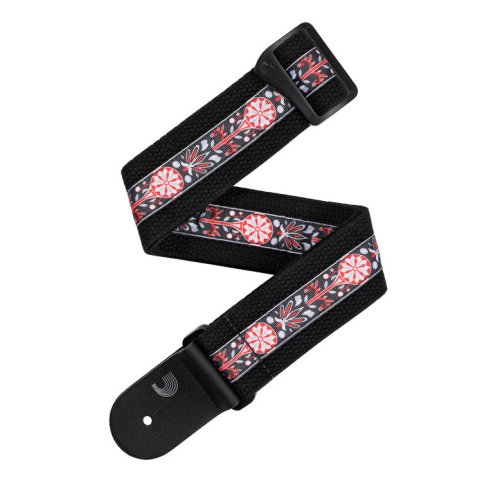 D'ADDARIO STRAP DELUXE COTTON BLACK