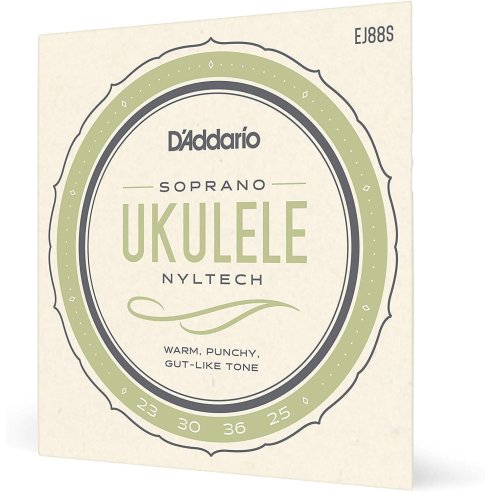 D'ADDARIO EJ88S UKULELE SOPRANO NYLON TECH.