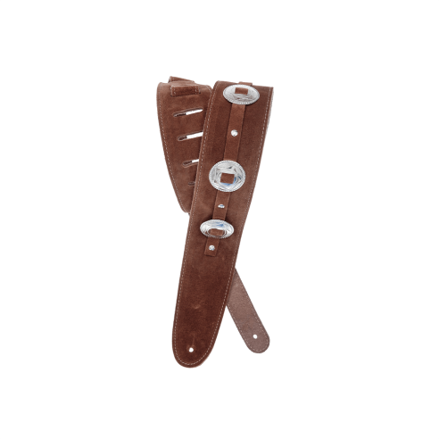 D'ADDARIO STRAP CONCHOS BROWN