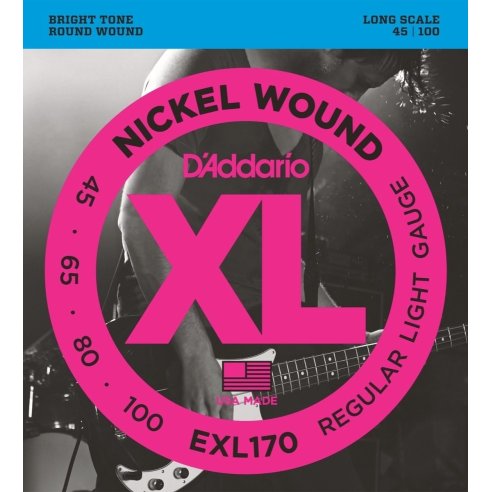 D'ADDARIO EXL170 XL 45-100 LONG SCALE