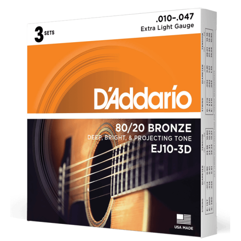 D'ADDARIO EJ10-3D