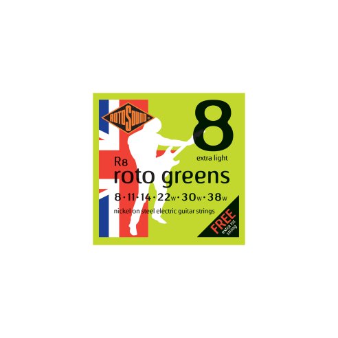 ROTOSOUND R8 ROTO MUTA ELETT. NICKEL EXTRA LIGHT 8-38