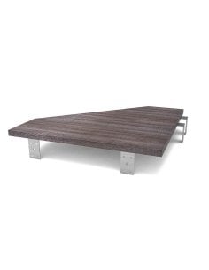 GLORIOUS Glorious Modular Side Rack Adapter Walnut