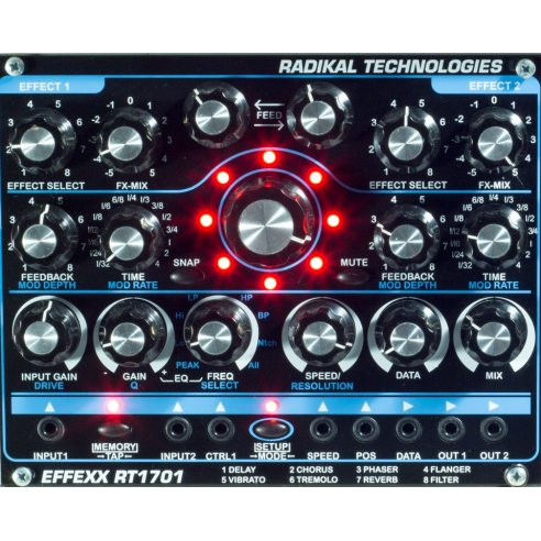 RADIKALTECHNOLOGIES RADIKAL RT-1701 EFFEXX MULTIFX PROCESSOR