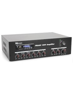 Power Dynamics PBA60 100V Amplifier 60W USB/MP3/BT