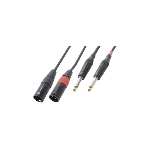 Power Dynamics Connex CX64-6 Cable 2xXLR M-2x6.3Mono 6m