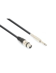 Vonyx CX314-1 Cable XLR F-6.3 Mono 1,5m