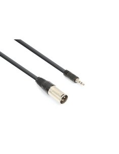 Vonyx CX318-05 Cable XLR M-3.5 St. 0.5m