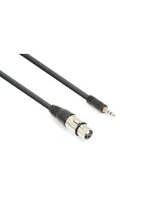 Vonyx CX320-05 Cable XLR F-3.5 St. 0.5m