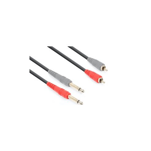 Vonyx CX324-3 Cable 2x6.3M-2xRCA M 3.0m