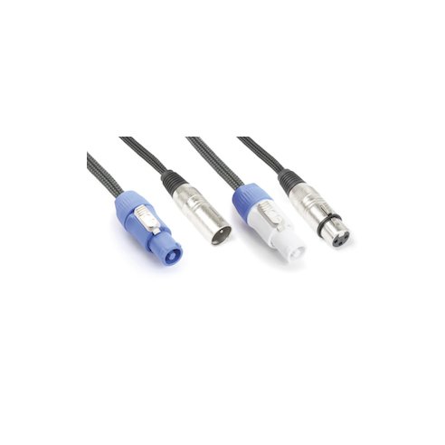 Power Dynamics Connex CX05-10 PwcB/XLR M-PwcA/XLR F10m
