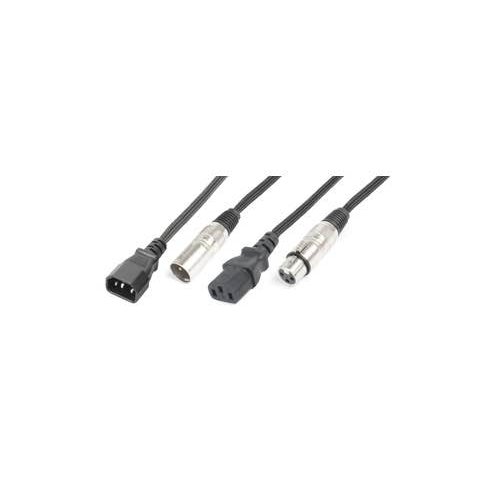Power Dynamics Connex CX09-10 IEC M/XLR M-IEC F/XLR F 10m