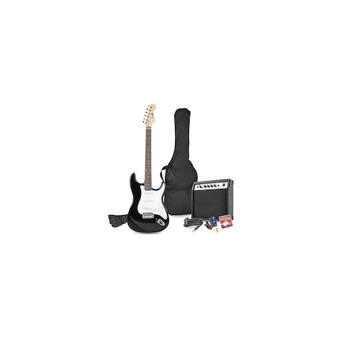 Max GigKit Electric Guitar Pack Black