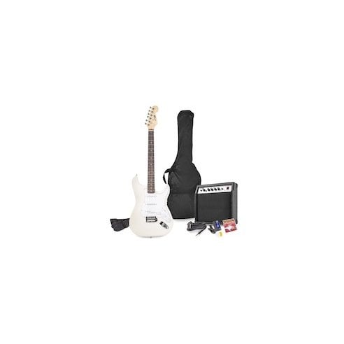 Max GigKit Electric Guitar Pack White