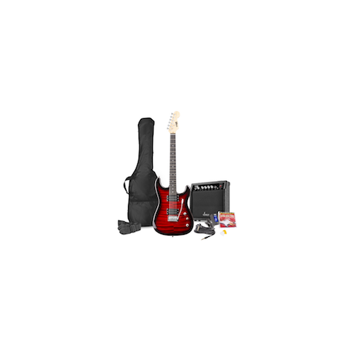 Max GigKit Electr.PGGuitar Pack D.Red
