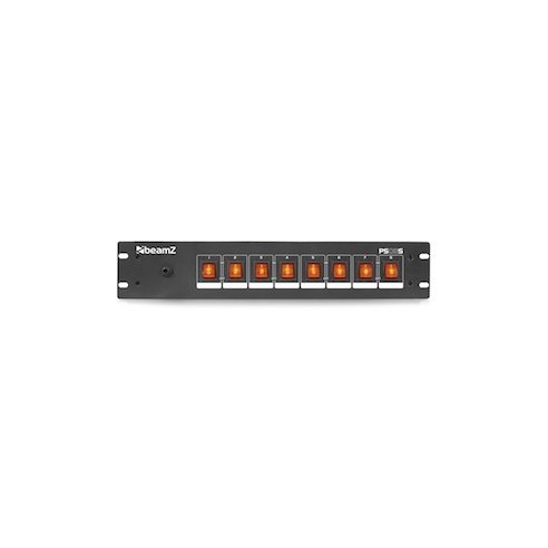 BeamZ PS08S Switch panel 8ch Schuko
