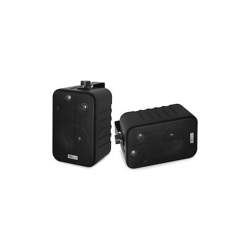 Power Dynamics BV40B SpeakerSet 4 50W 100V Bl.