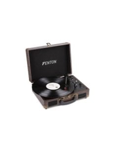 Fenton RP115B Record Player Briefc. Wood