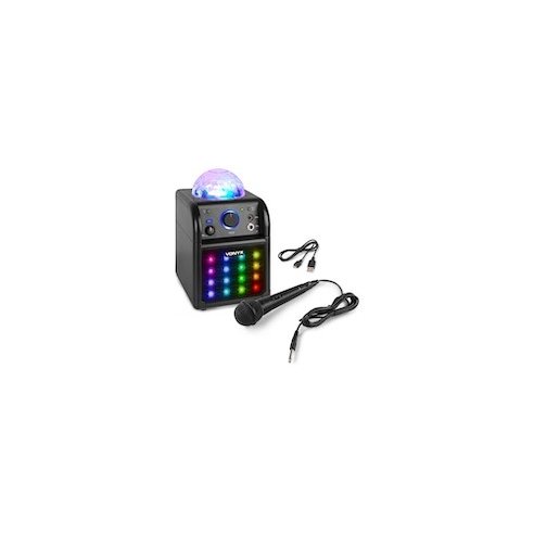 Vonyx SBS50B-PLUS Karaoke Sp Mic LED BT