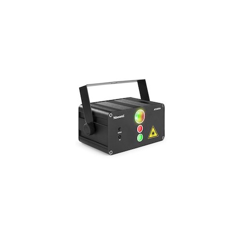 BeamZ Athena Laser R/G Gobo RGB IRC Batt