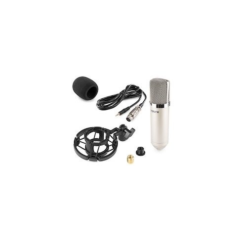 Vonyx CM400 Studio Cond. Micro 48V Silver