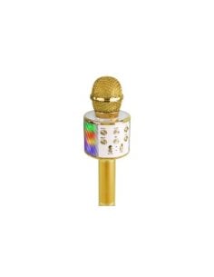 Max KM15G Karaoke Micro BT/MP3 LED Gold