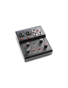 Vonyx VMM210 Mixer 3CH/EQ/USB/BT
