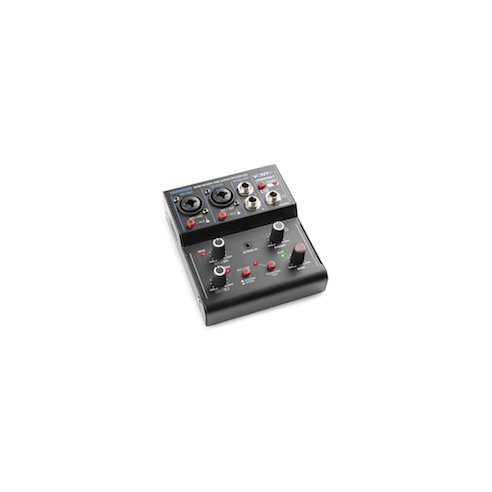 Vonyx VMM210 Mixer 3CH/EQ/USB/BT