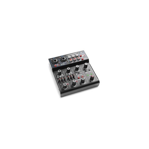 Vonyx VMM220 Mixer 4CH/EQ/USB/BT, Echo