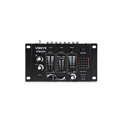 Vonyx STM2211B Mixer 4 channel Black