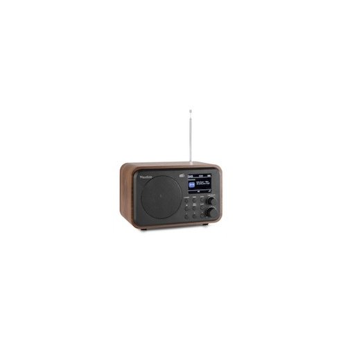 Audizio Milan DAB+ Radio BT FM Batt Wood