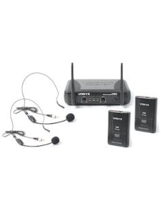 Vonyx STWM712H micro VHF 2ch Headsets