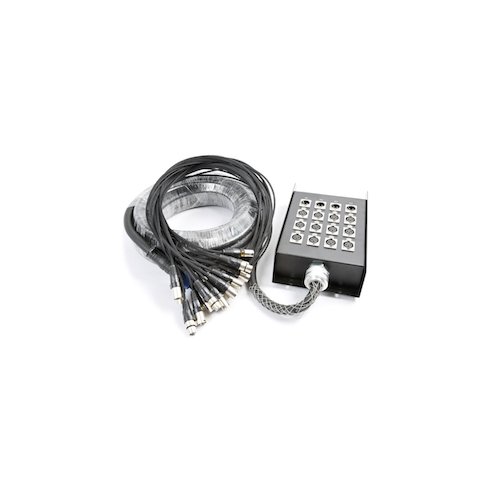 Power Dynamics Connex CX160 Stage Snake XLR 12 F+4 M 15m