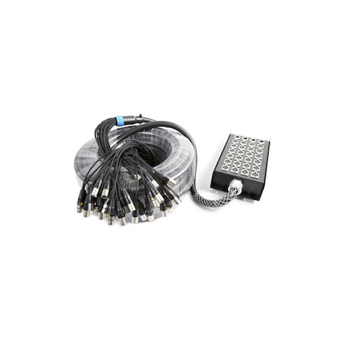 Power Dynamics Connex CX166 Stage Snake XLR 24 F+4 M 30m