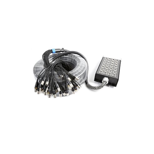 Power Dynamics Connex CX168 Stage Snake XLR 24 F+4 M 50m